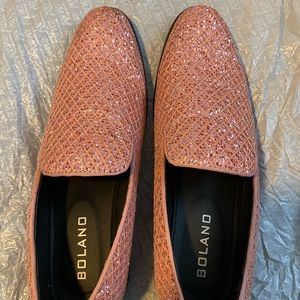 Men Dress shoes, bow tie, and suspenders - Pink